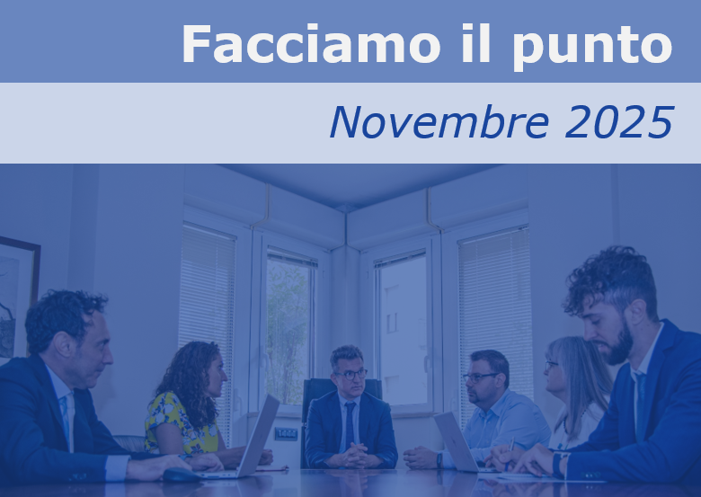 Facciamo il punto - novembre 2025